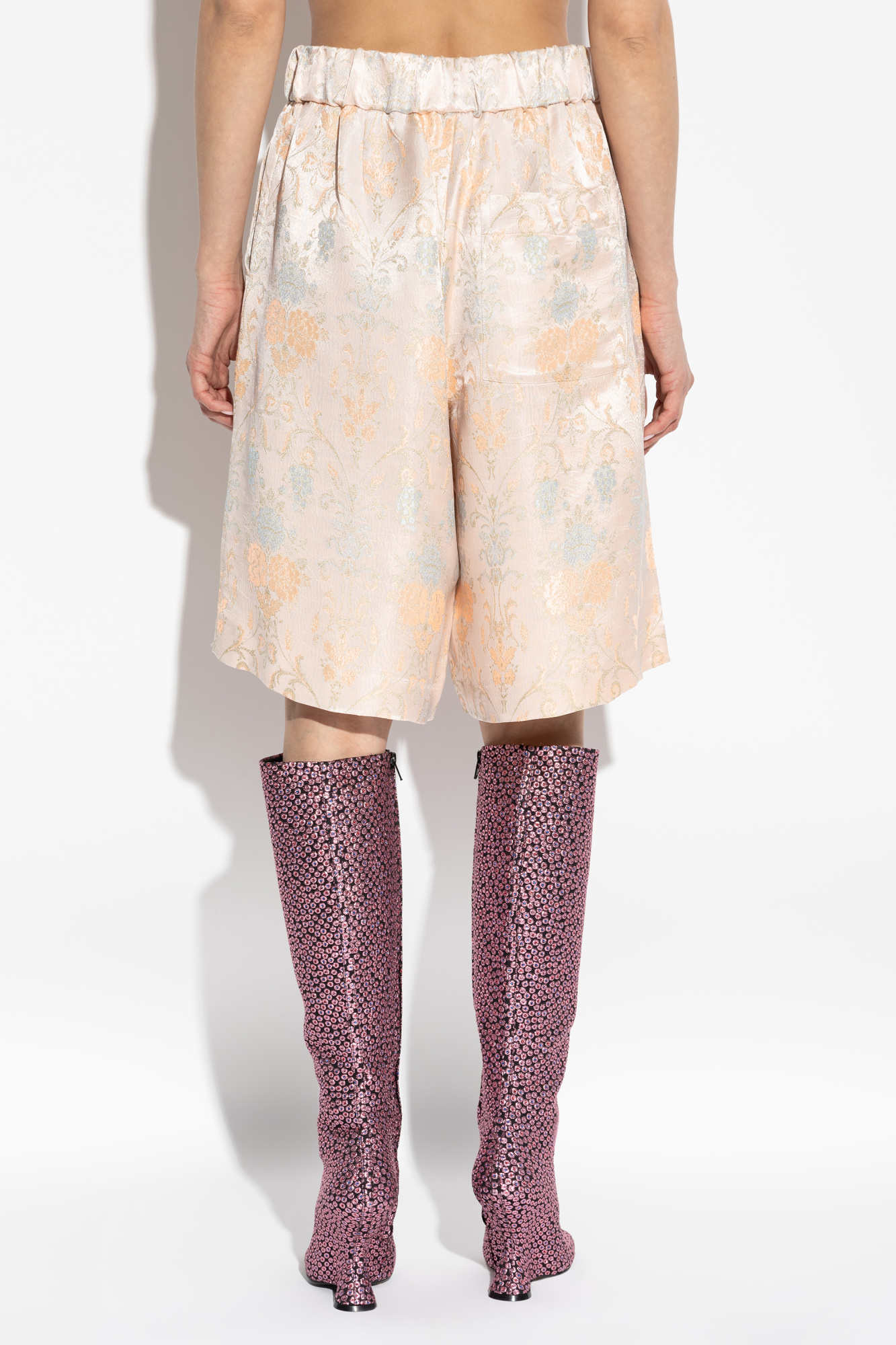 Dries Van Noten Shorts with a shimmering finish | Women's Dries Van Noten Shorts with a shimmering finish | Women's